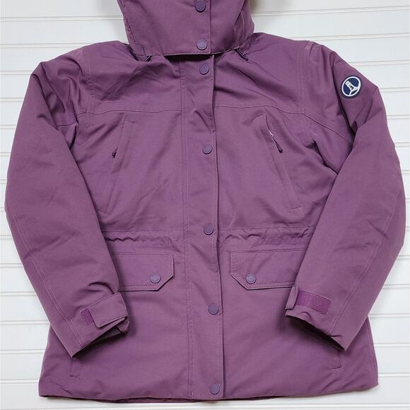 Lands End Women's Expedition Down Waterproof Winter Jacket Small Petite - Picture 6 of 16
